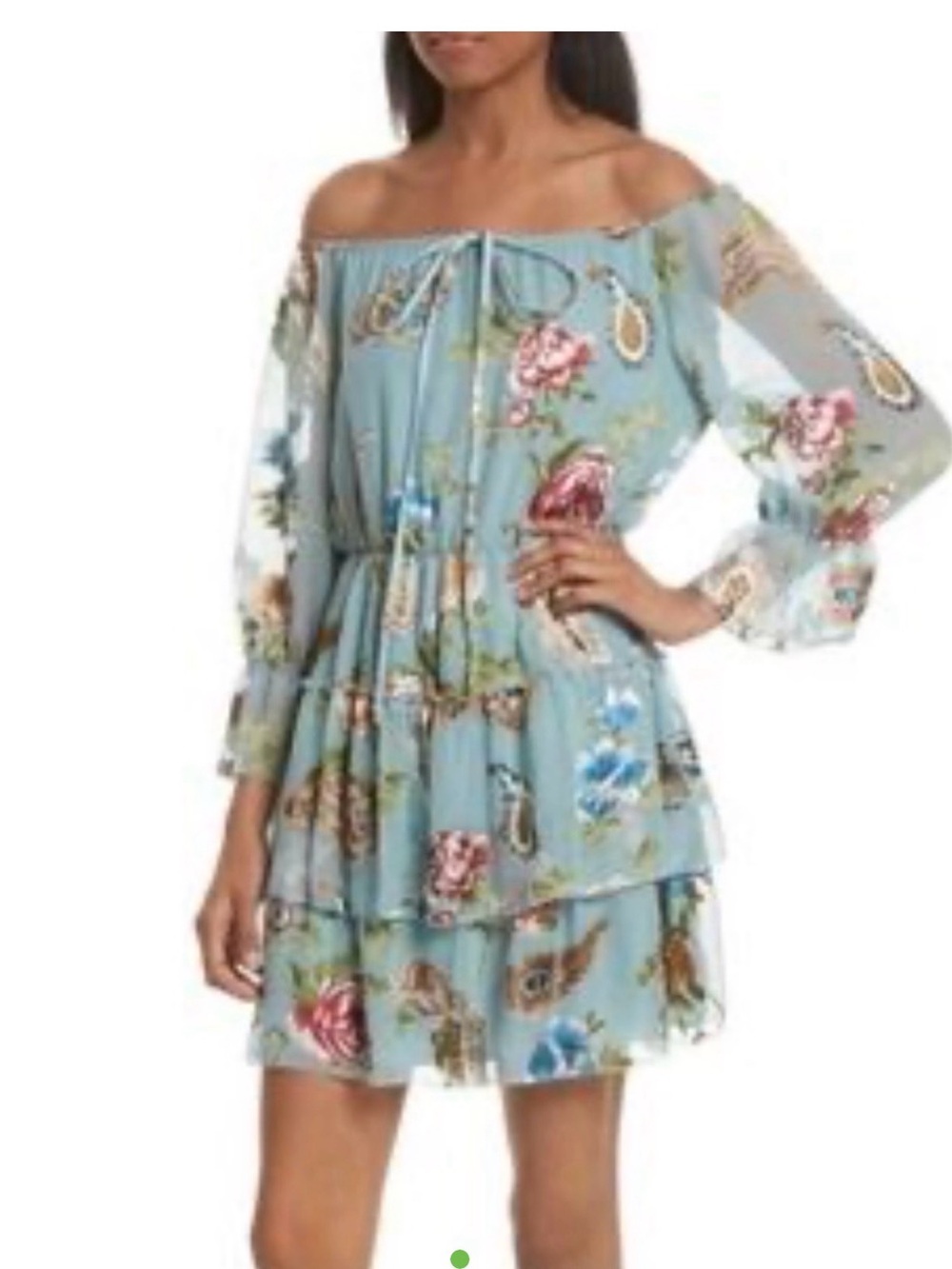 Alice and Olivia off the shoulder dress